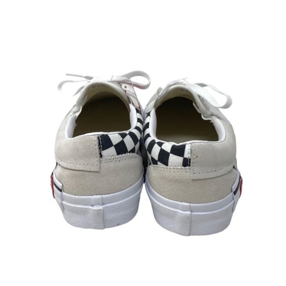 VANS Slip On Cream Check Sneakers Canvas Suede Shoes Skate Men Custom ALSU01255 - Picture 9 of 12